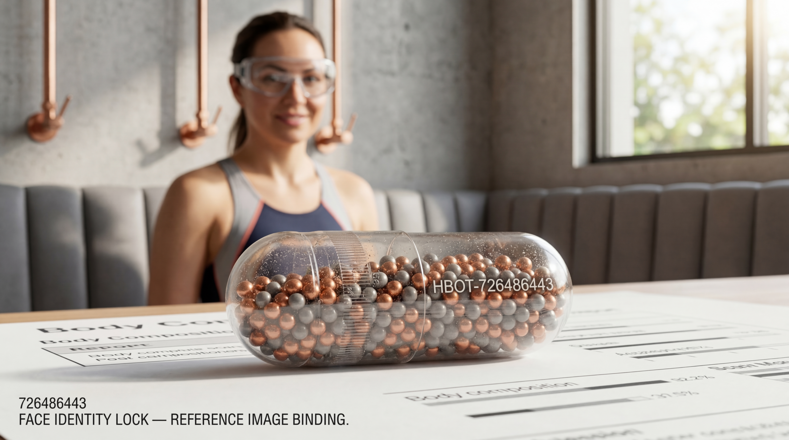 Medical professional analyzing blood biomarker data