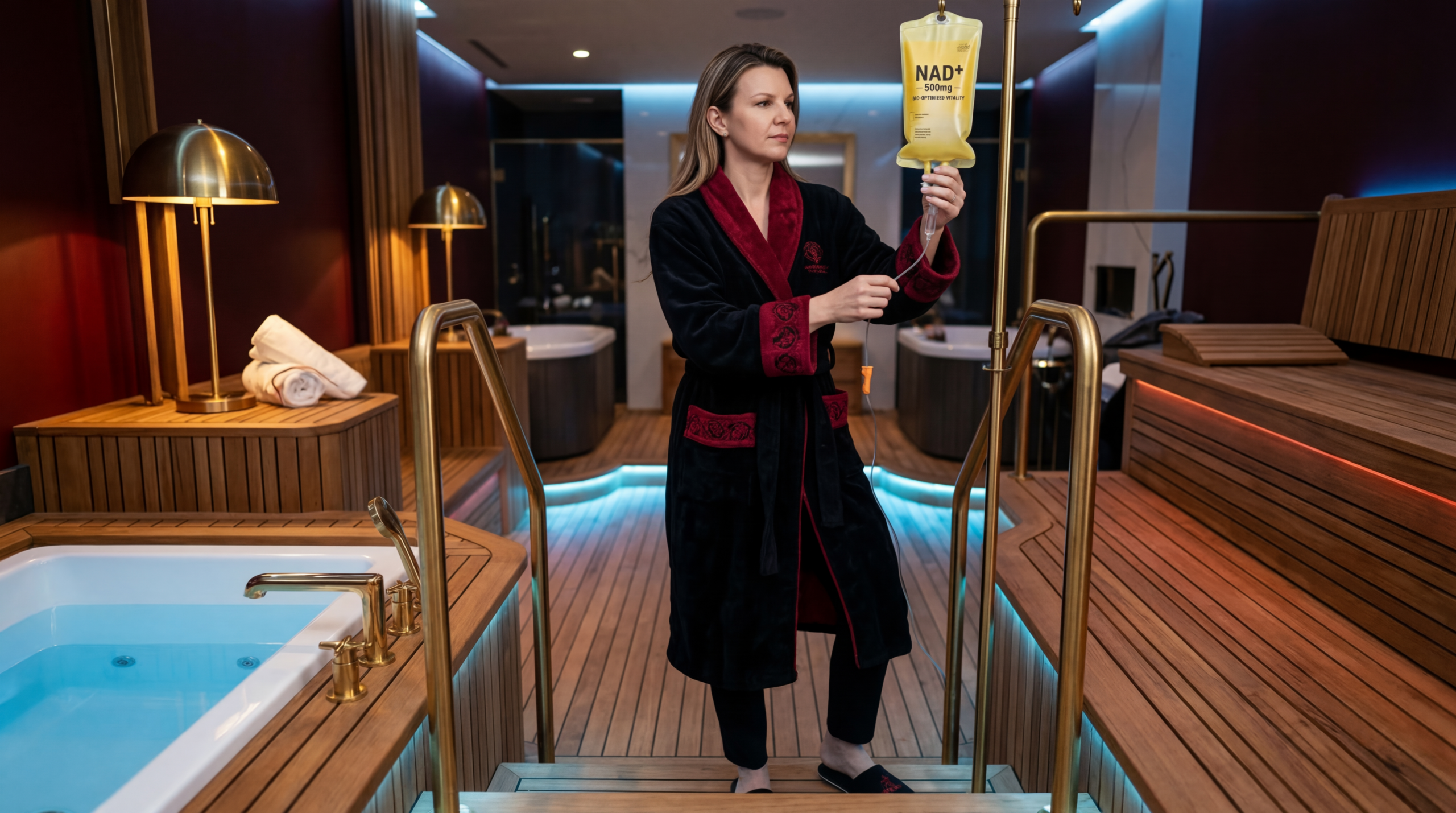 Conceptual art of biological age and DNA longevity